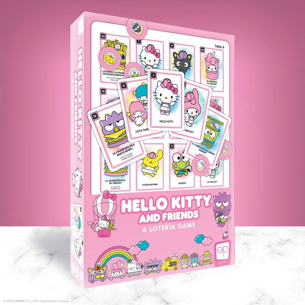 New Sanrio Hello Kitty & Friends viral altering bingo style card game